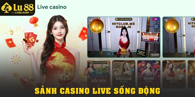 Casino Live sống động